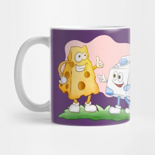 Funny Milk And Cheese Mug